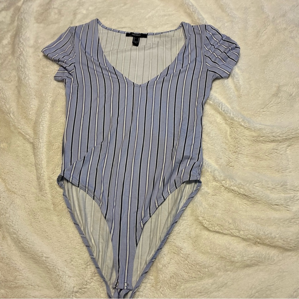 Forever 21 medium striped body suit